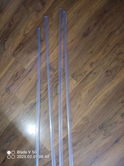 4 Uszczelki kabinowe do kabiny prysznicowej na szybe  3,5 -5 mm