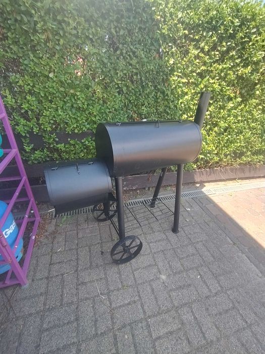 Grill węglowy EL FUEGO EDMONTON 66x34cm boczna komora !