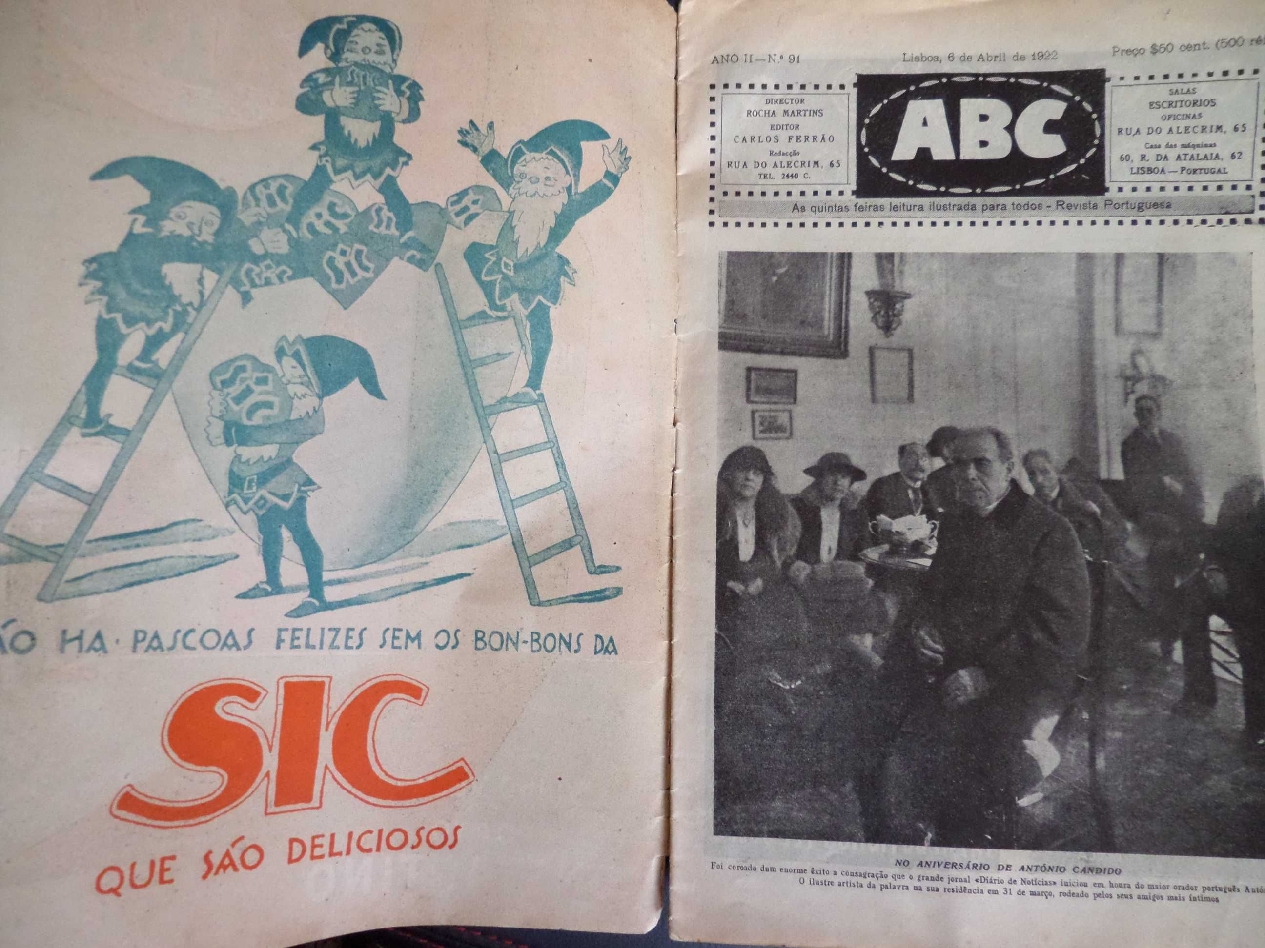 Revista antiga, ano  1922   'ABC'