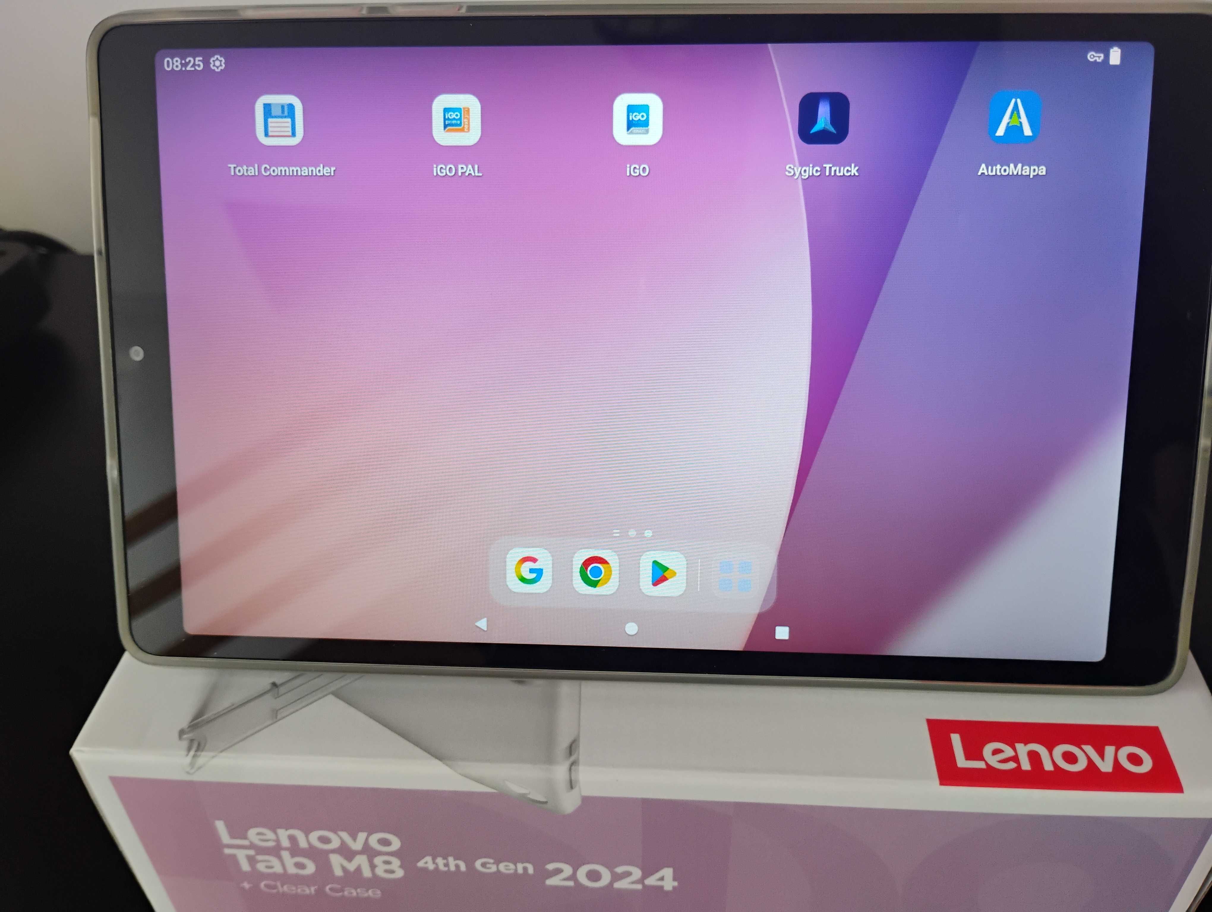 Lenovo Tab M8+Clear Case z Nawigacjami pod Ciężarówkę