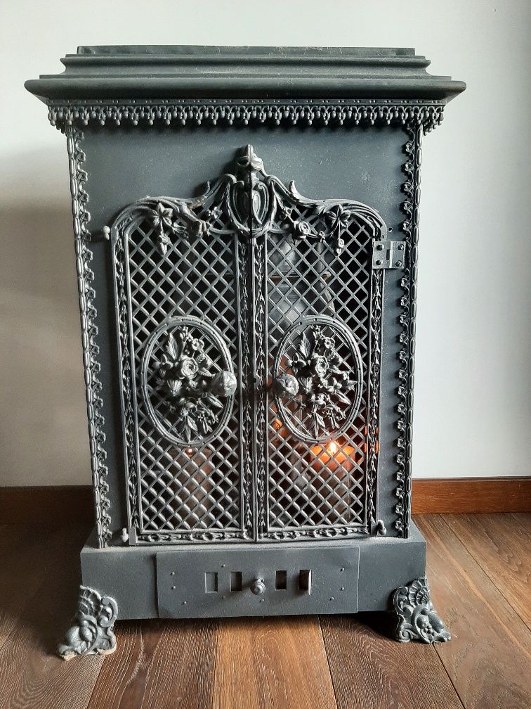 Antyk Unikat Francuski azurowy Piec  Almi Decor Eichholtz Miloo