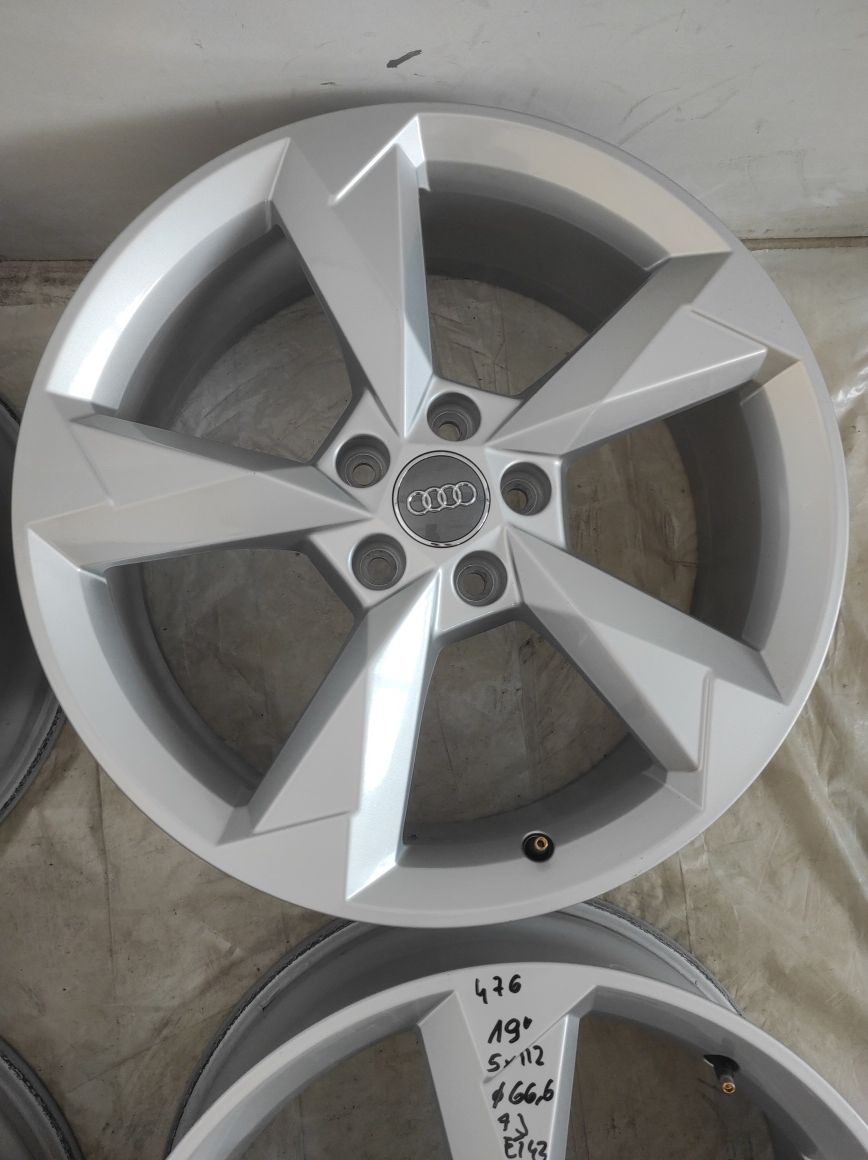 476 Felgi aluminiowe ORYGINAŁ AUDI R 19 5x112 otwór 57,1 Bardzo Ładne