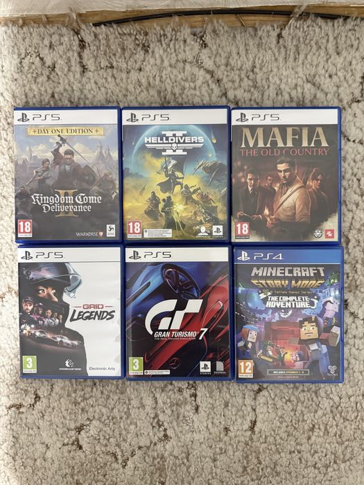 PlayStation 5 Fat (3-тя ревізія) в ідеалі + 6 топових ігор!