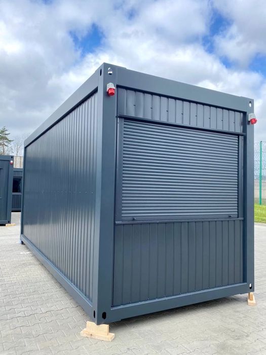 Kontener biurowy budowlany mieszkalny 6x2,5 - Produkcja na Zamówienie