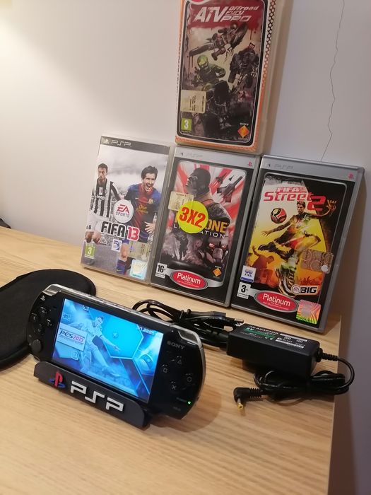 Psp consola com jogos