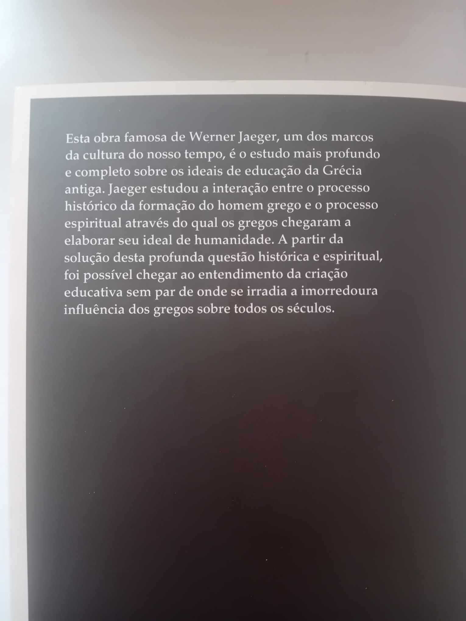 Paideia: A Formação do Homem Moderno - Werner Jaeger