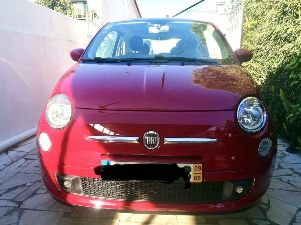 Fiat 500 vermelho