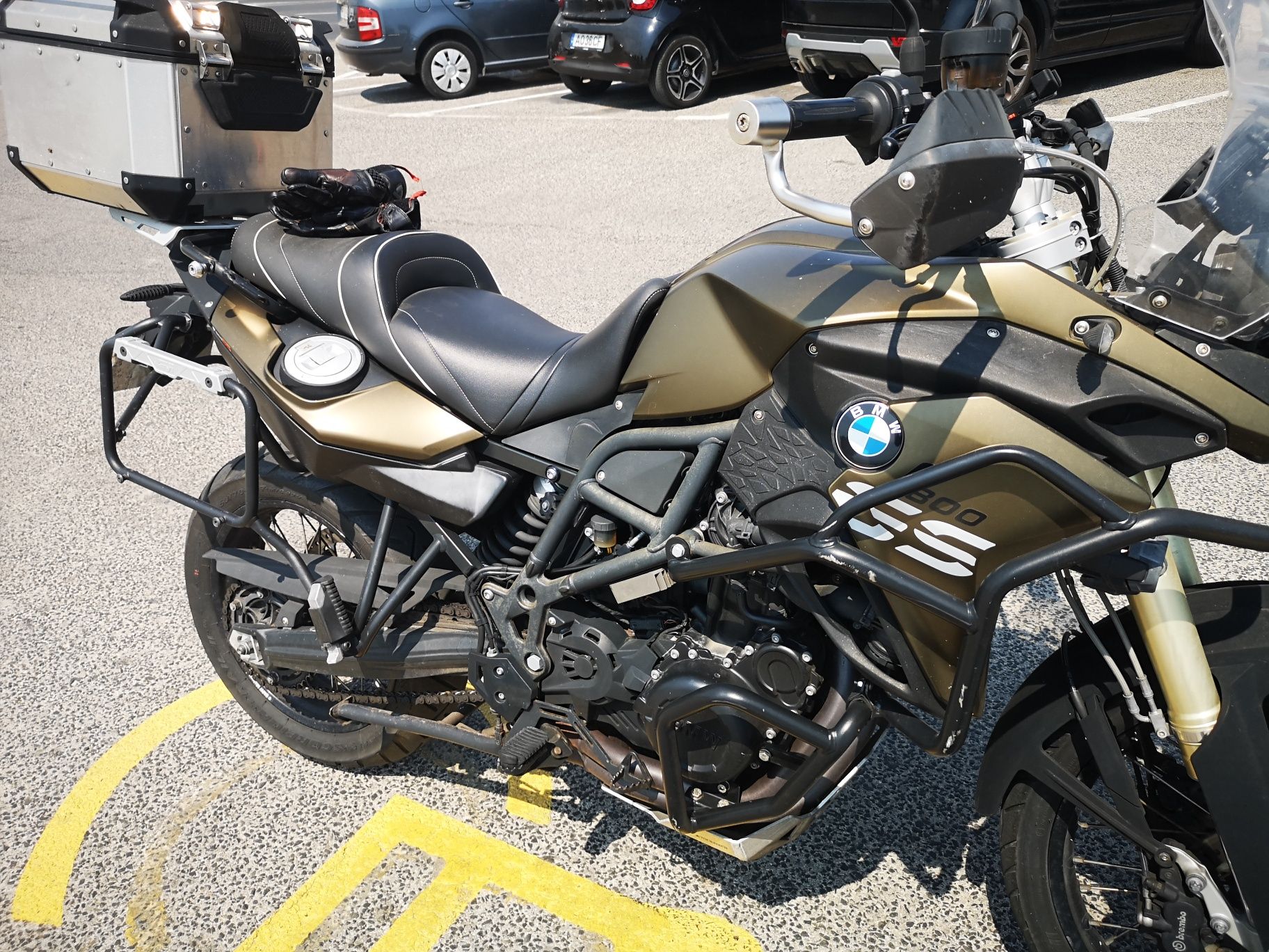 BMW F 800GS verde Kalamata