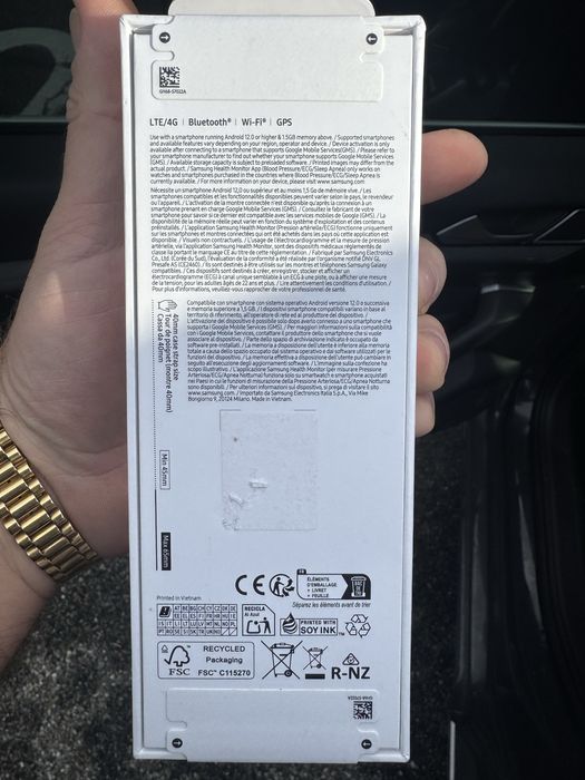 Samsung Galaxy Watch 8 LTE/4G Graphite 40mm