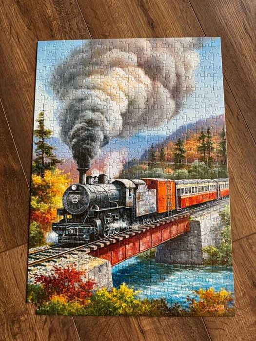 Puzzle Castorland 500 pociąg lokomotywa