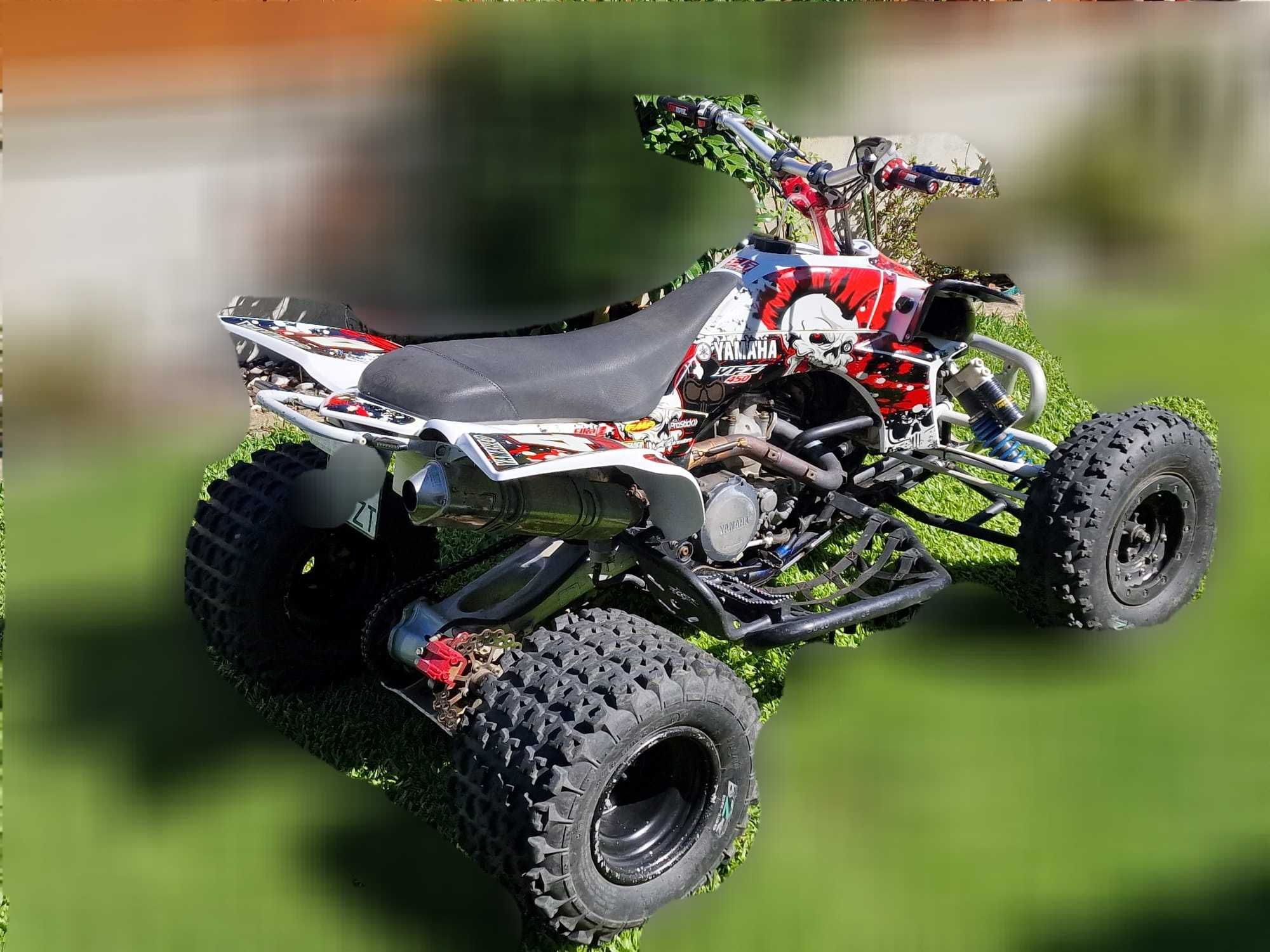Yamaha yfz 450  matriculada