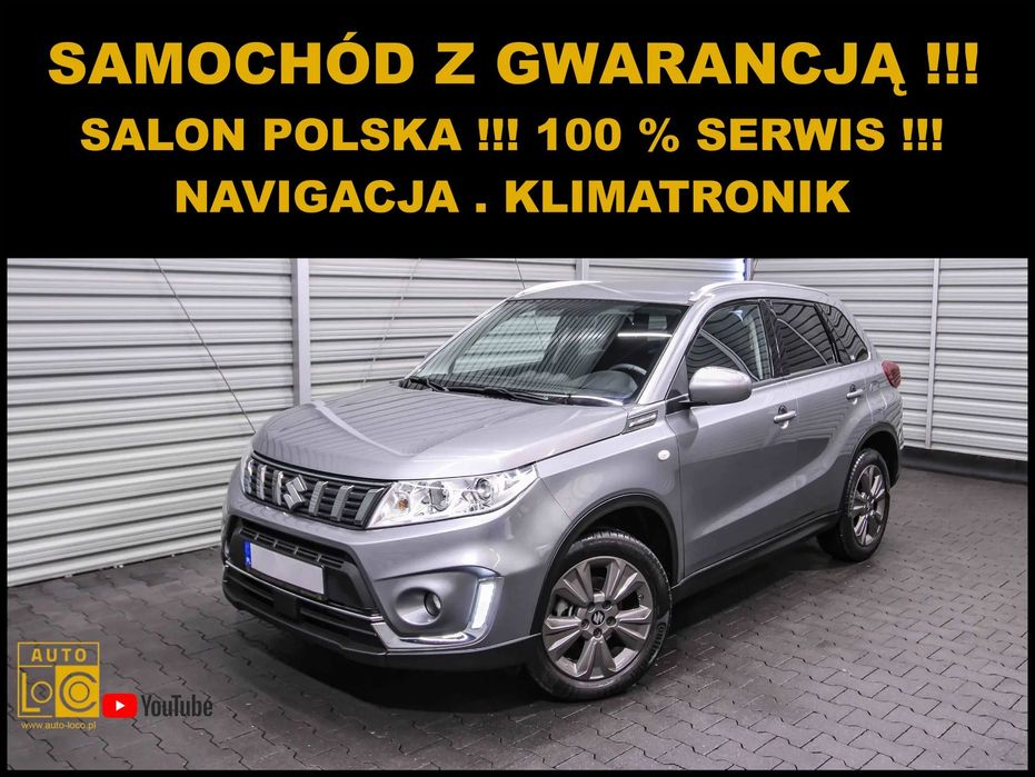 Suzuki Vitara Salon POLSKA + 100% SERWIS + NAVIGACJA + Klimatronik + Parktronik !!!