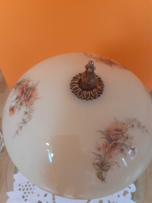 Lampa onyks mosiądz vintage(zabytek)