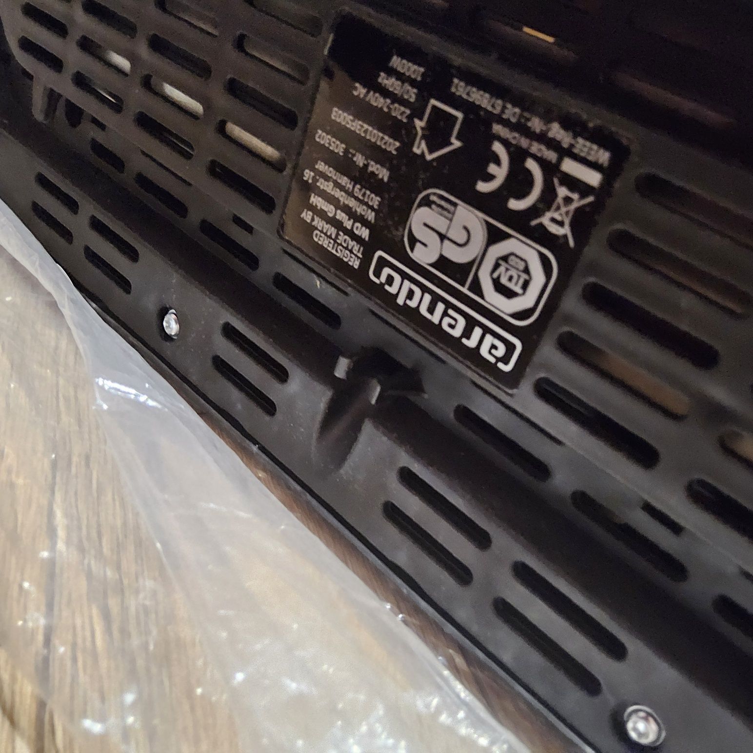 Toster Arendo. Na 2 tosty 1000w