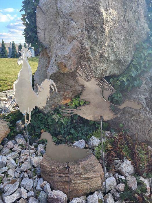 Czapla Żuraw Kogut Kaczka do ogrodu