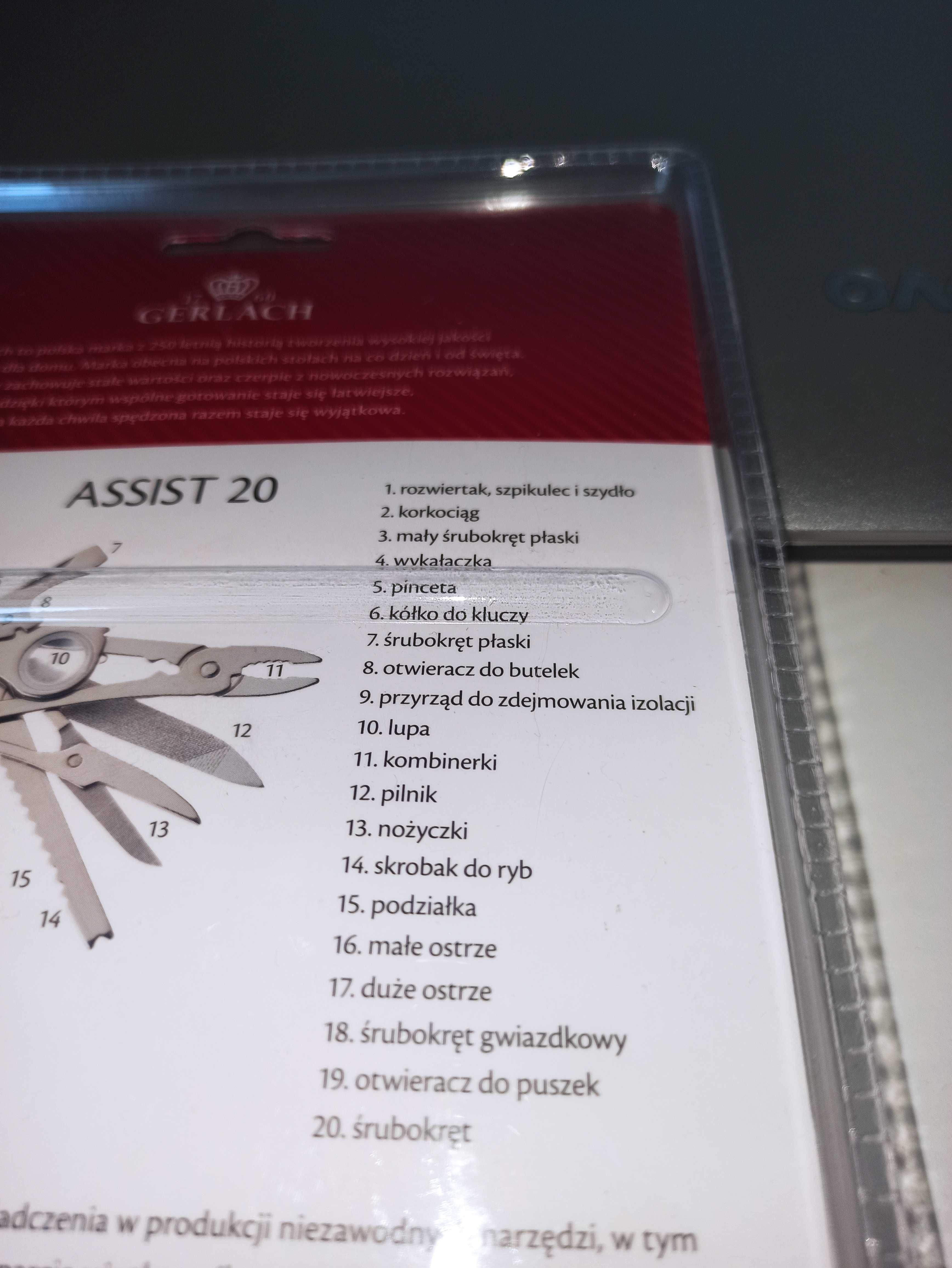 Scyzoryk wielofunkcyjny Gerlach Asist 20