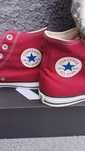 wysokie trampki Converse bordowe czerwone unisex 43 28cm
