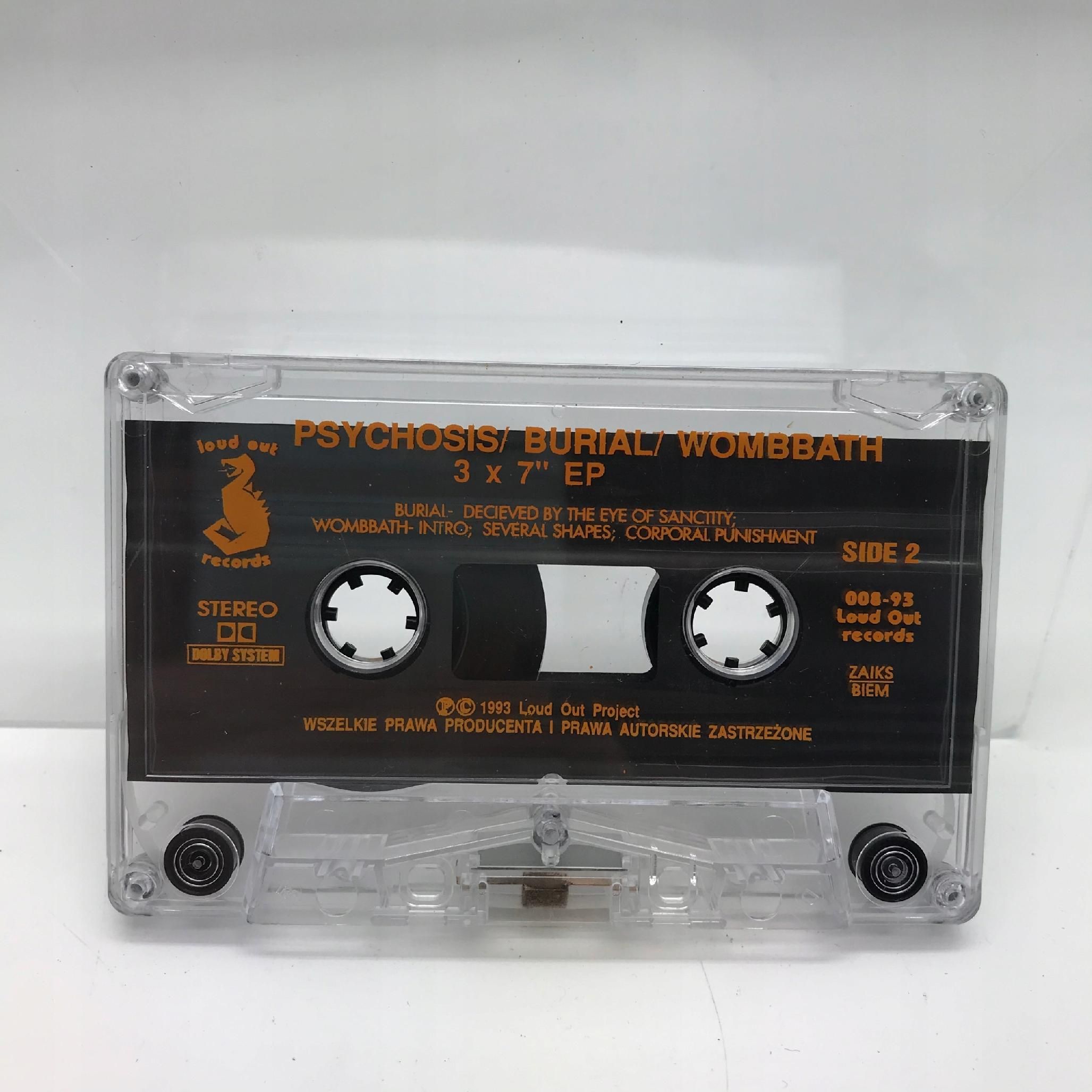 kaseta - psychosis / burial / wombath - 3x7 ep