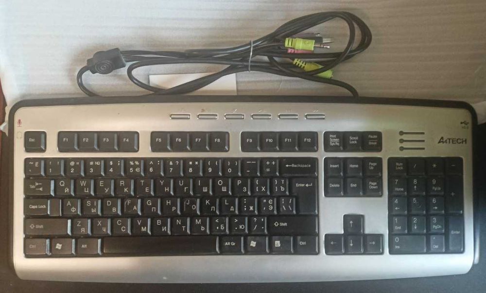 Клавіатура A4Tech мембранна, офісна з роз'ємом PS/2