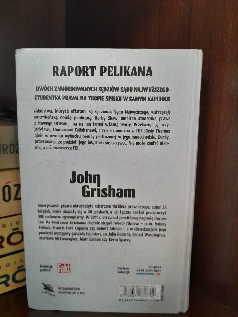 Raport pelikana kryminał John Grisham