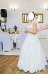 Suknia ślubna, krój litery A, model Glamour