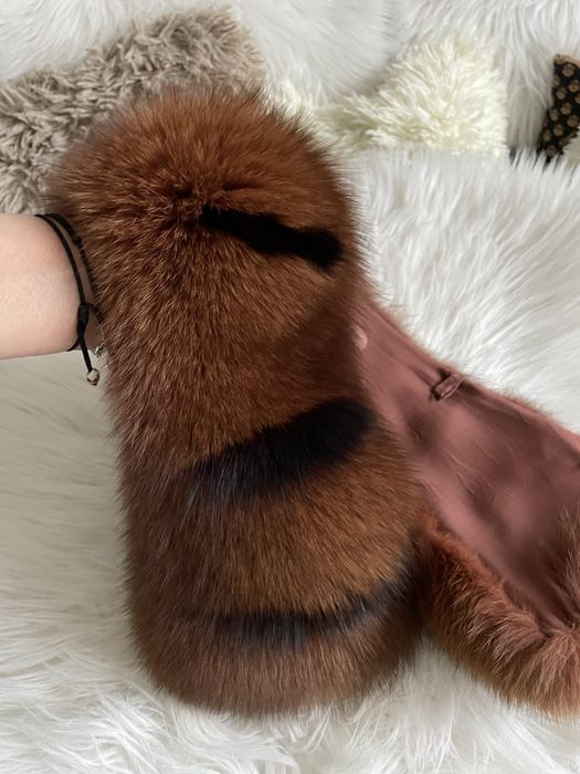 Kolnierz z naturalnego futerka