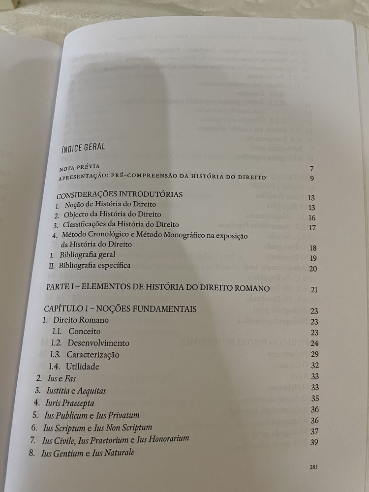 Lições de História do Direito Romano, Peninsular e Português