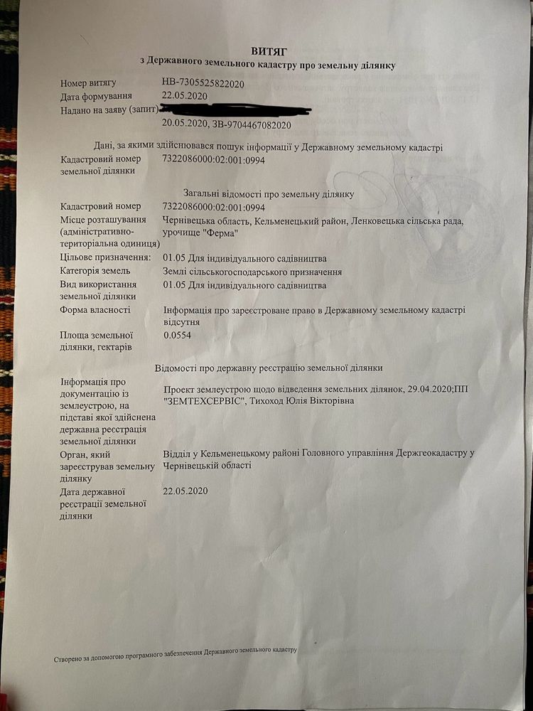 Земельна ділянка в с.Макарівка