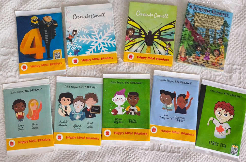 Livros Happy Readers, McDonald's