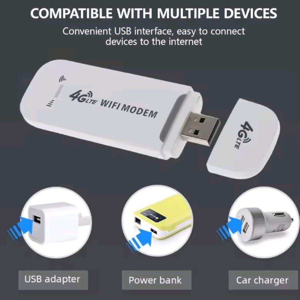 LTE 4G USB модем, роутер WI-FI