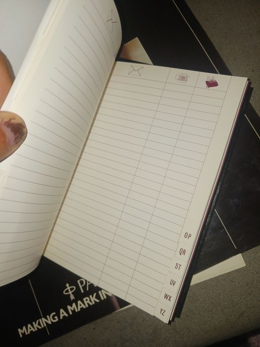 Pin agenda revista da parker