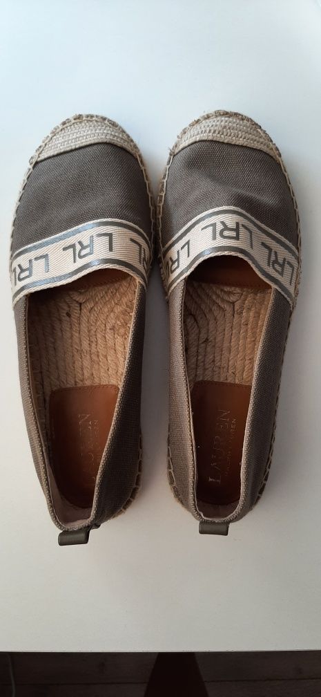 Oliwkowe espadryle Caylee Lauren Ralph