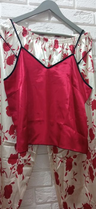 Piżama damska, czerwona , nowa