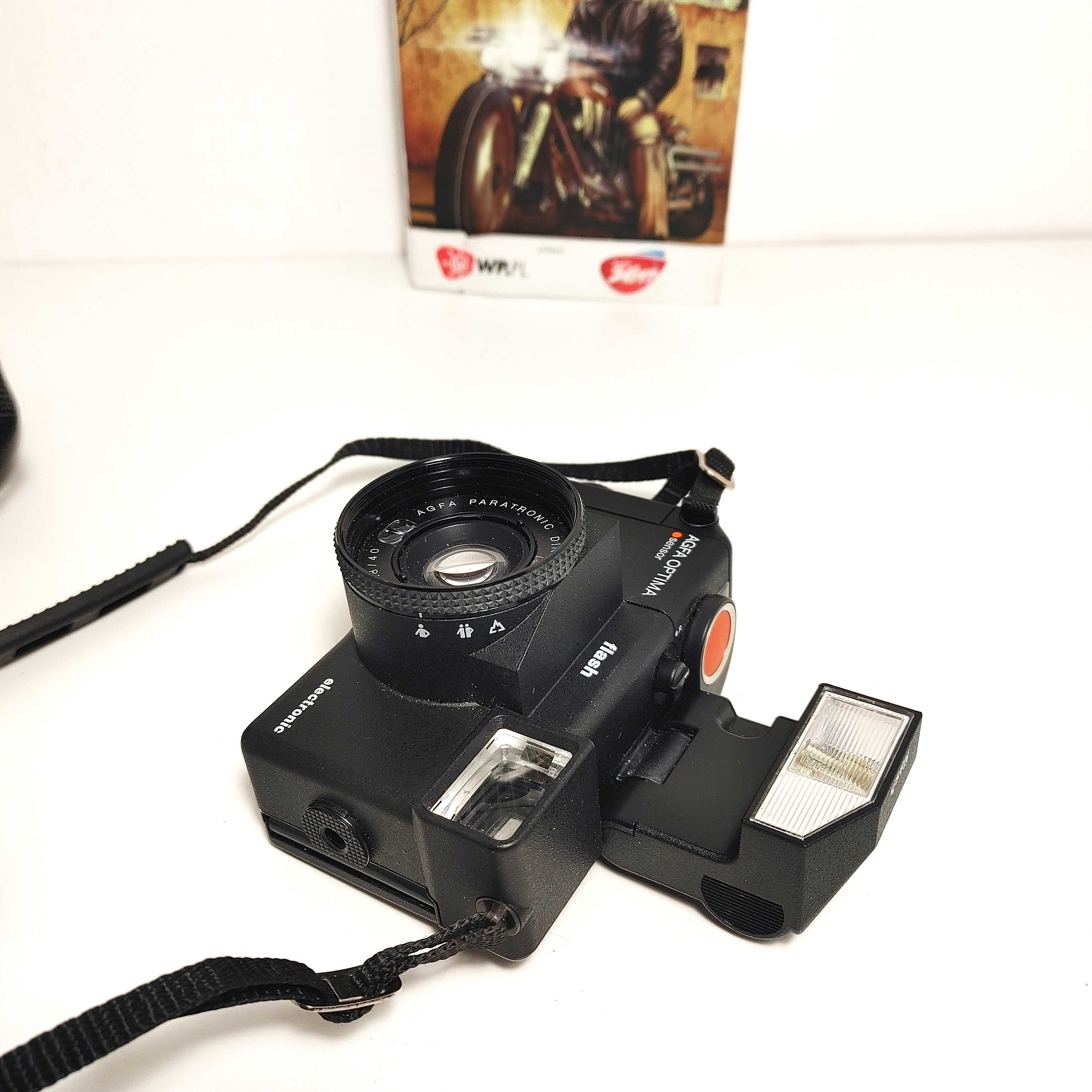 Aparat analogowy Vintage AGFA Optima Sensor Flash Electronic Cudo