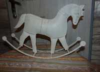 Metalowy koń,konik na ozdobę,vintage z lat 70