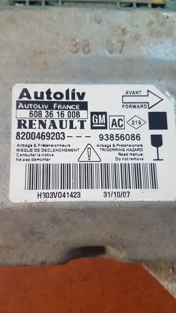 Moduł AirBag Sensor poduszek Renault Trafic 8200.4692.03