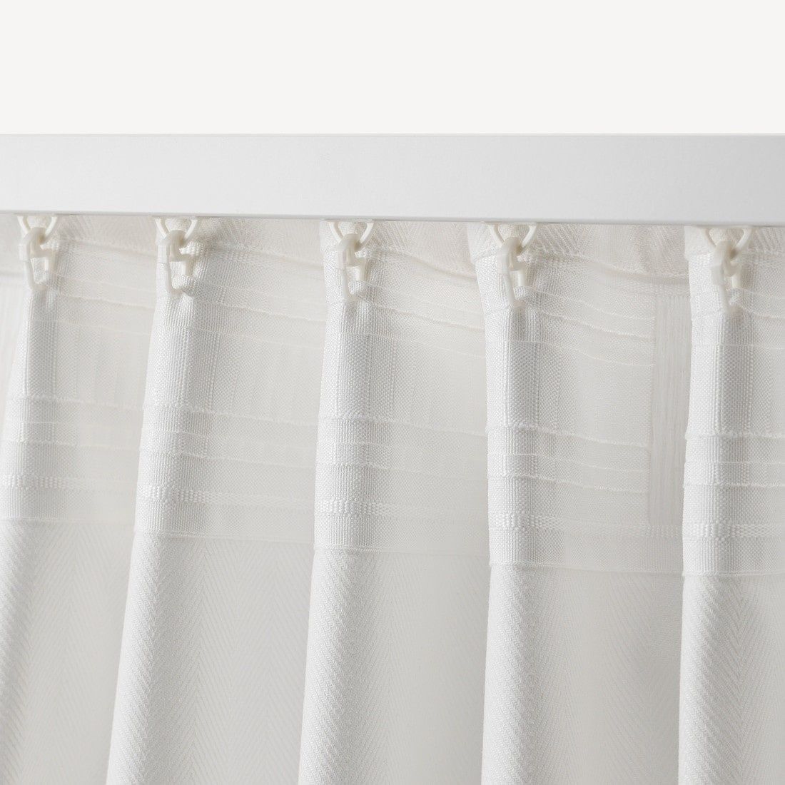 Штори IKEA TIBAST, білі, 270 см