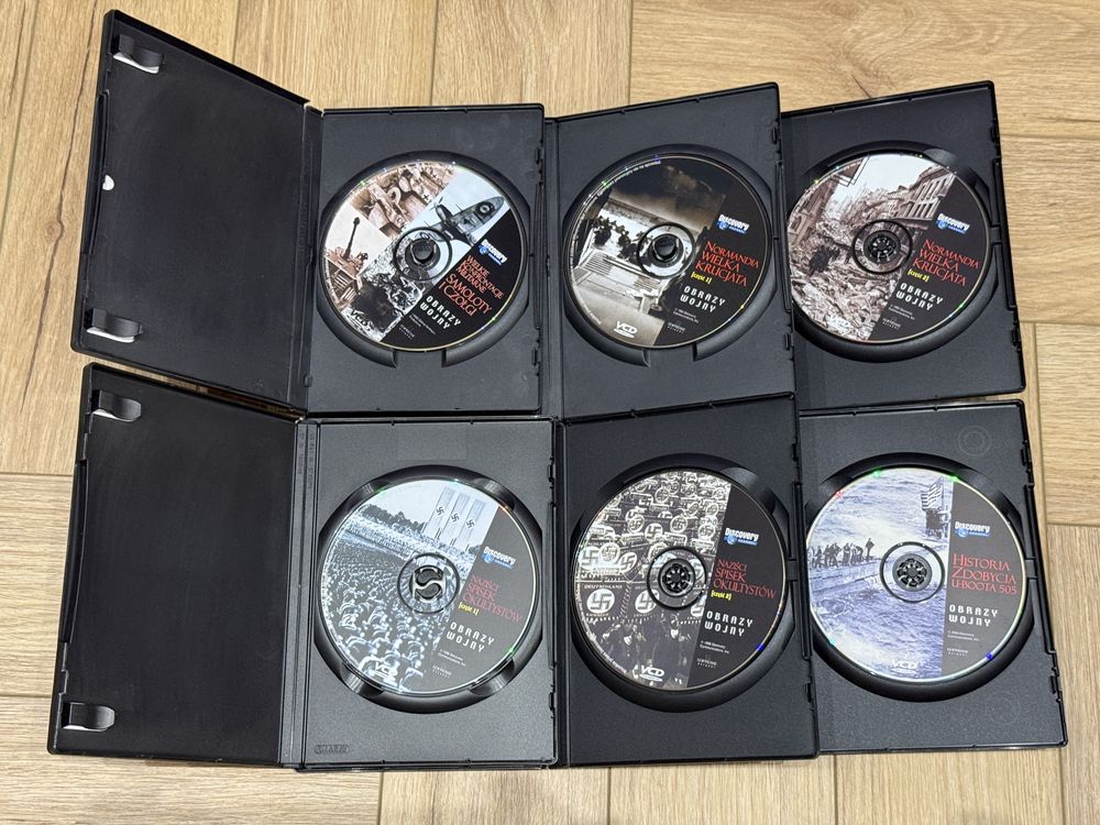 Książki i filmy II wojna światowa płyty Edipresse DVD zestaw książek