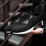 Чоловічі кросівки в стилі  Nike  90 черные белые Кроссовки Найк