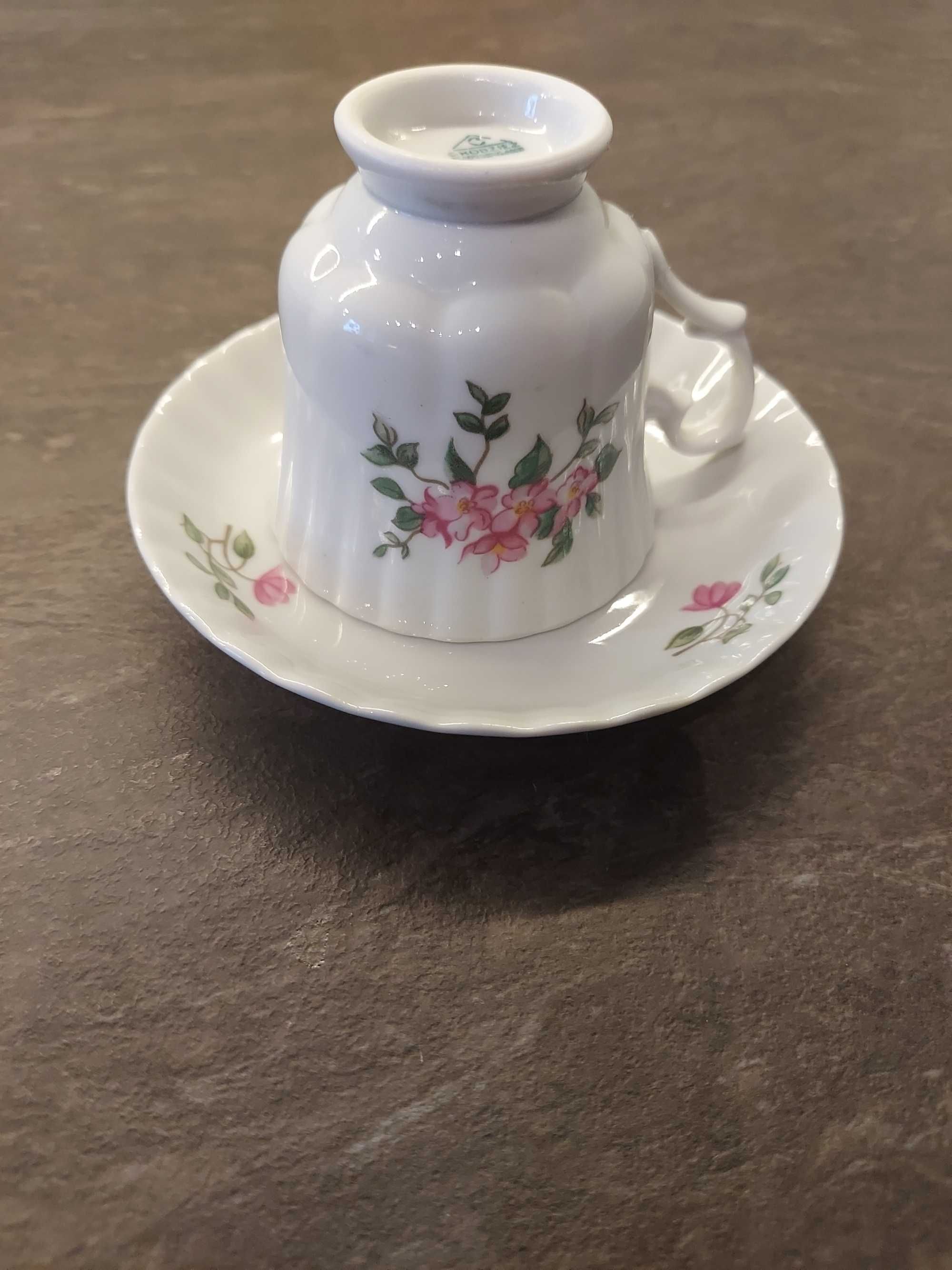 Filiżanka ze spodkiem Chodzież espresso PRL