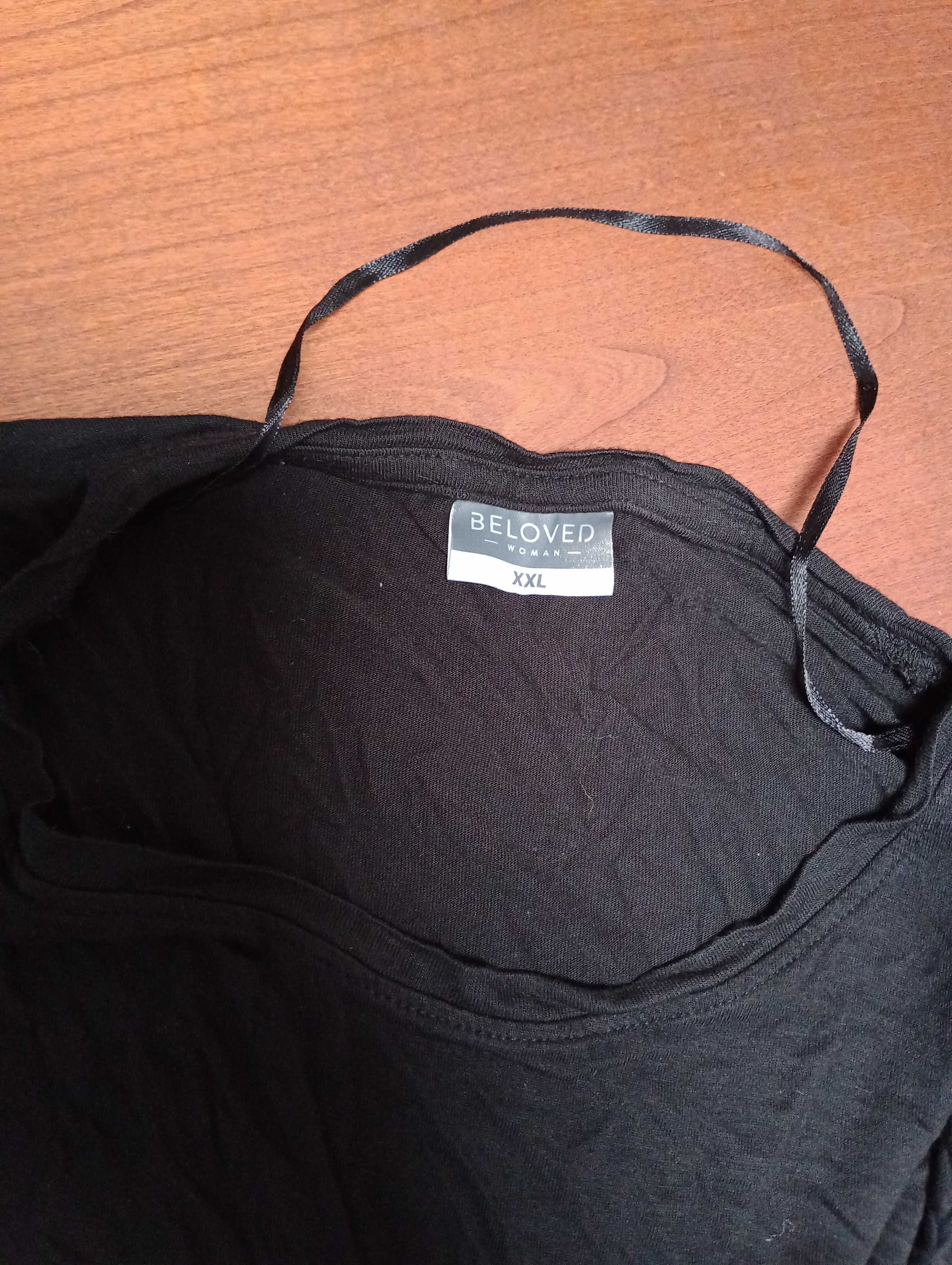 Koszulka tunika czarna rozmiar XXL