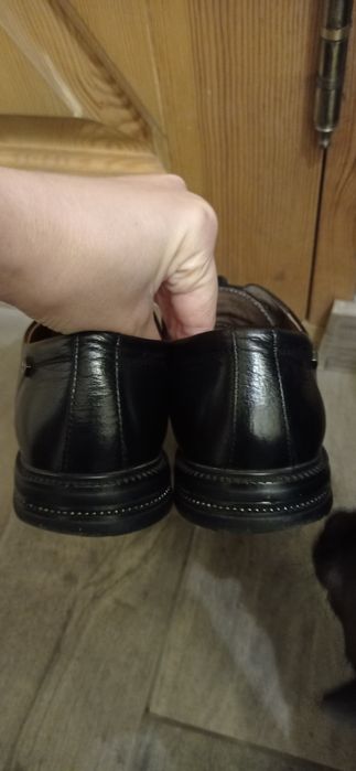 Женские кожаные туфли на шнурках размер 39(стелька 25.5 см)