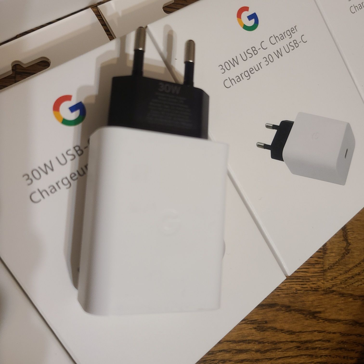 Зарядное Google 30w  новые, в коробке