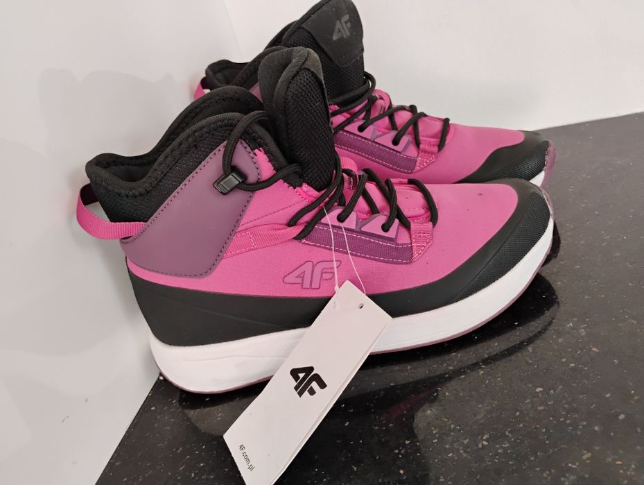 Nowe buty śniegowce 4F różowe 36