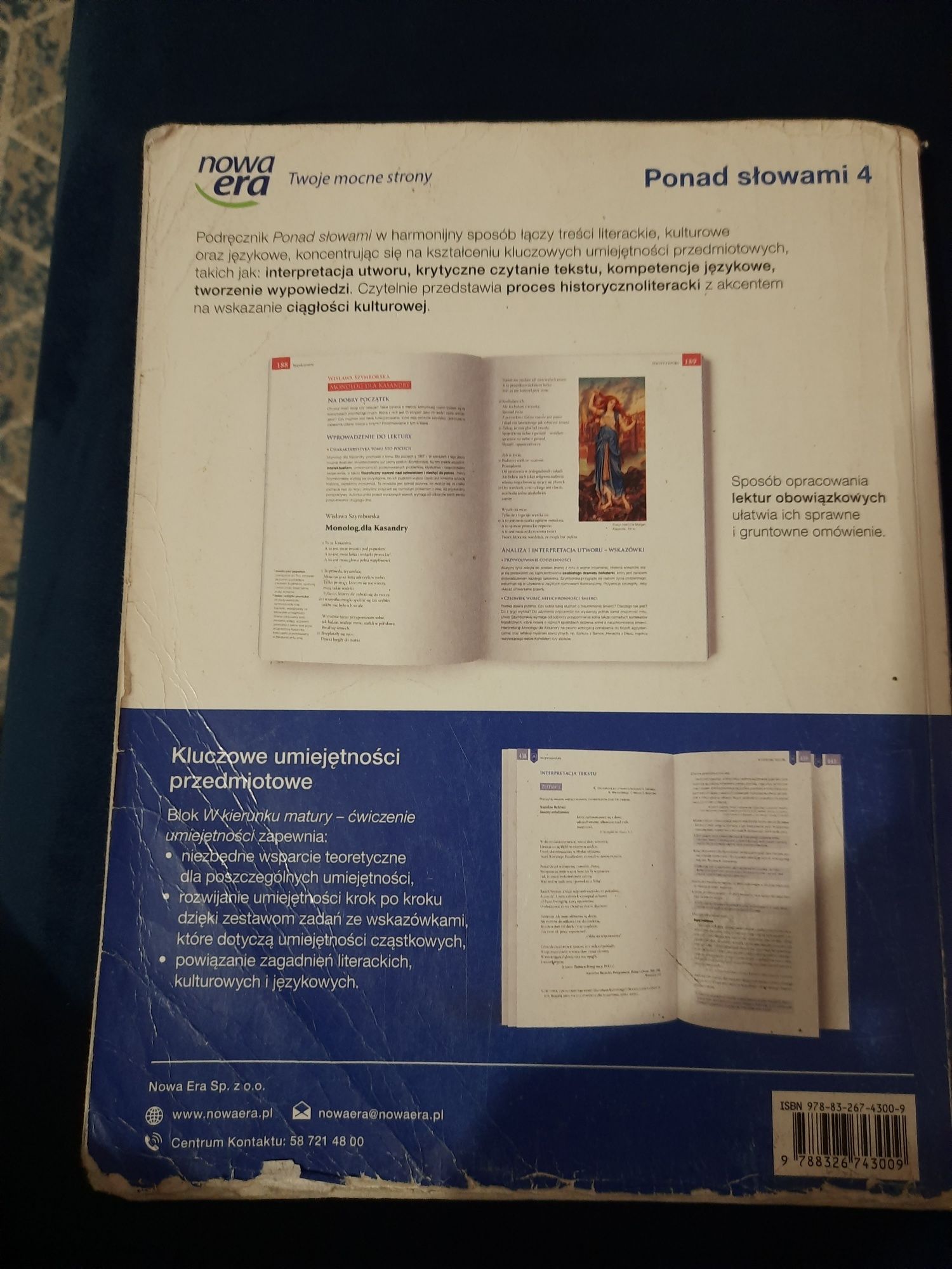 Ponad słowami 4 zakres podstawowy I rozszerzony