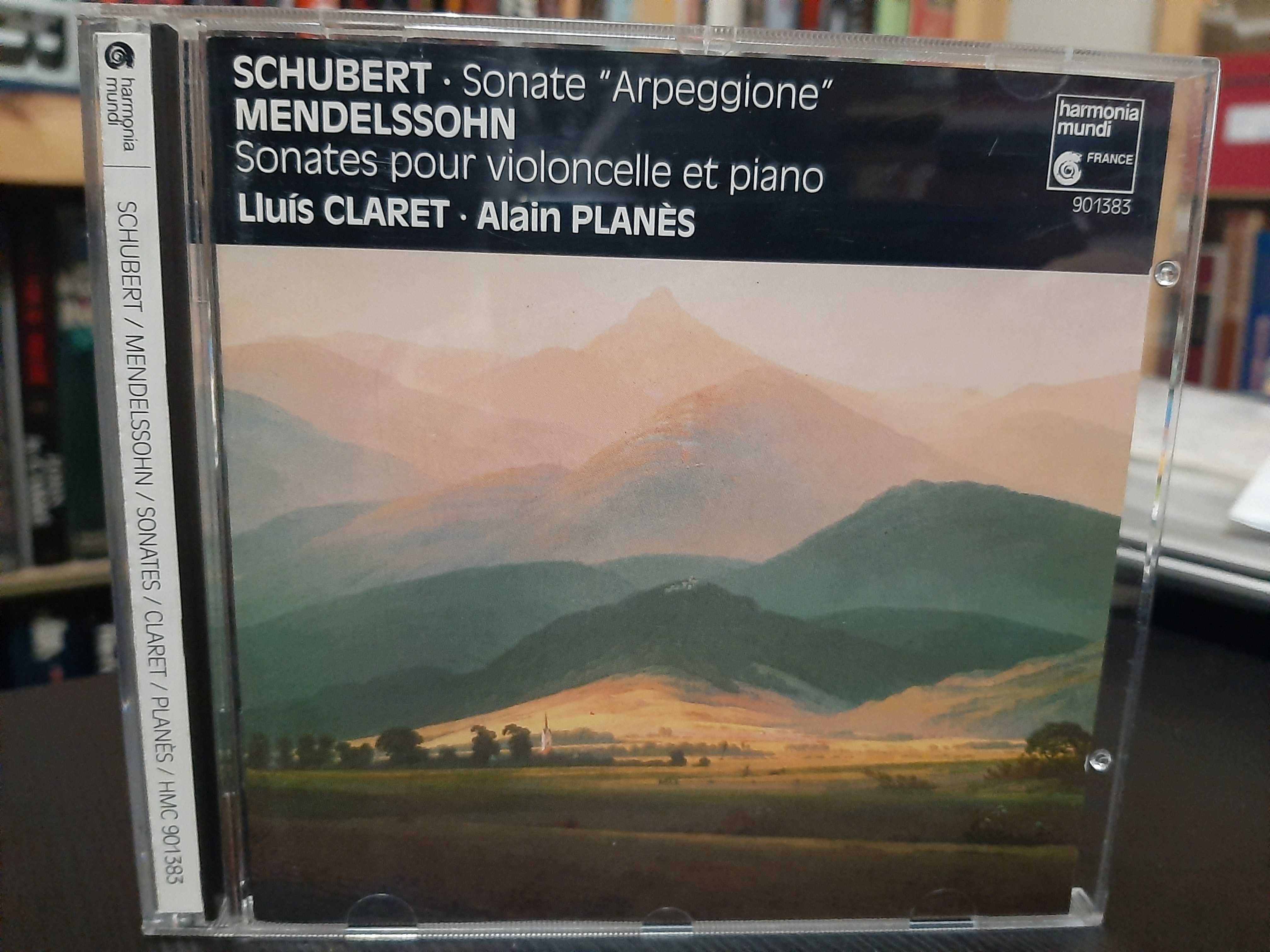 Schubert + Mendelssohn – Cello and Piano Sonatas – L Claret, A. Planès