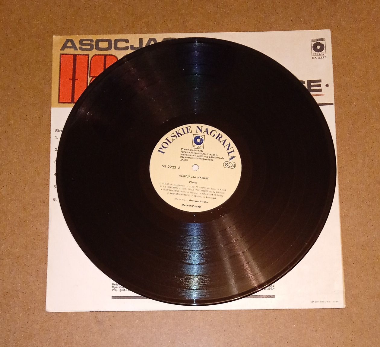Asocjacja Hagaw " Please " jazz płyta winylowa LP MINT