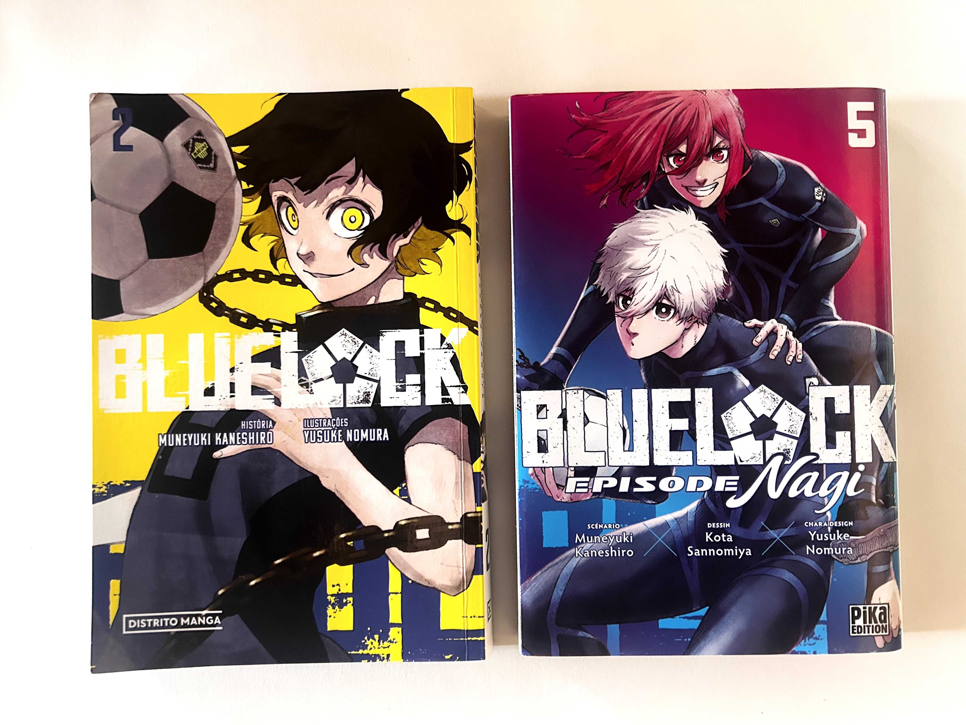 livros manga Blue Exorcist, Stray dog, Bluelock
