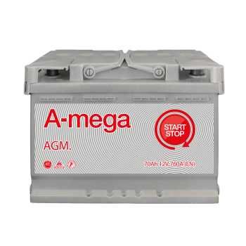 Akumulator Amega Megatex AGM 70Ah 720A + GRATIS ZA 50ZŁ