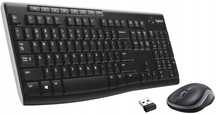 Zestaw Klawiatura i Mysz Bezprzewodowa Logitech MK270 Sklep Wawa